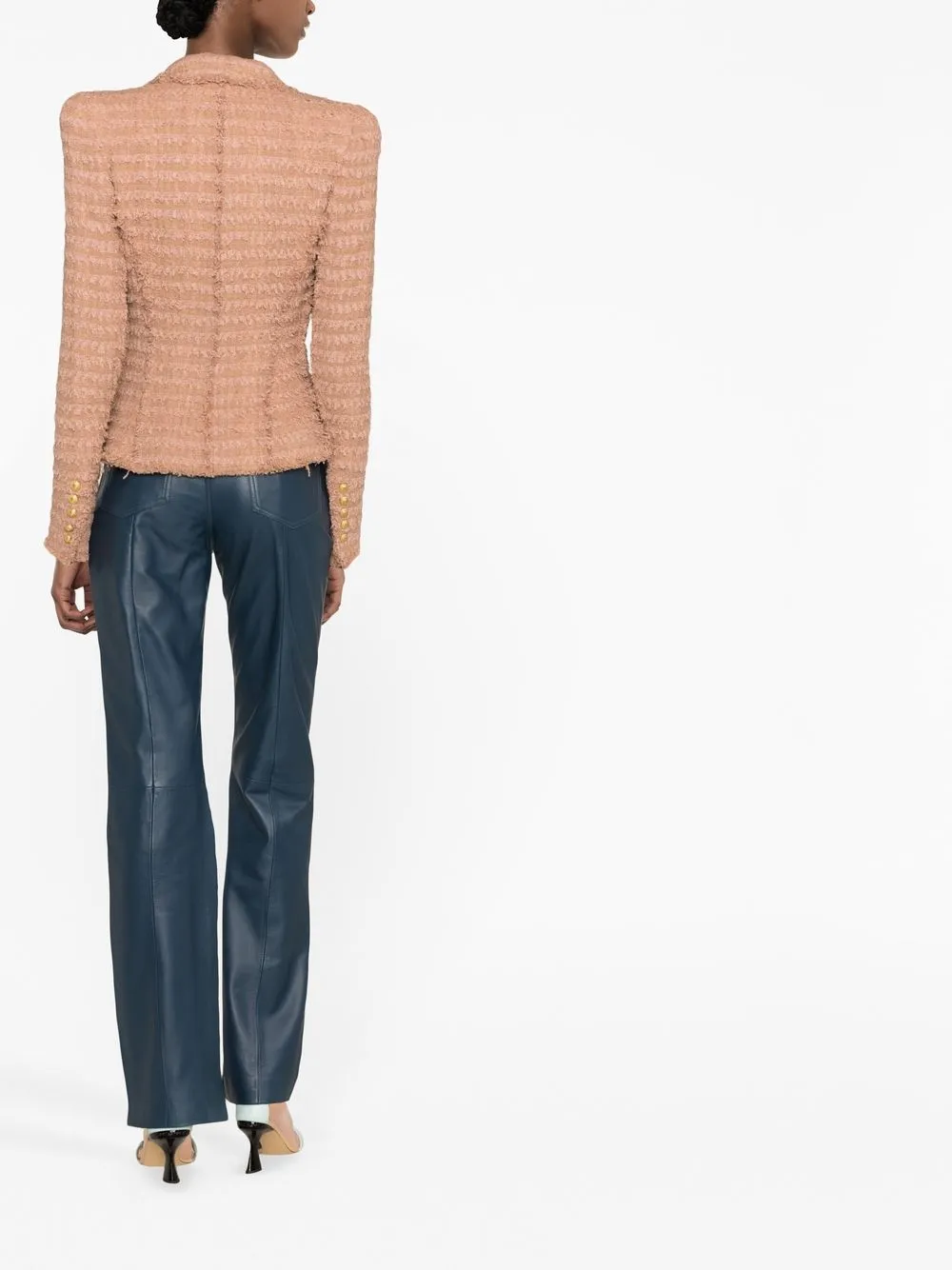Balmain double-breasted tweed jacket | Clothing | Image 4