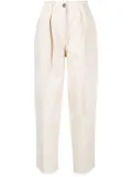 Philippe Model Paris high-waisted straight-leg trousers - Neutrals