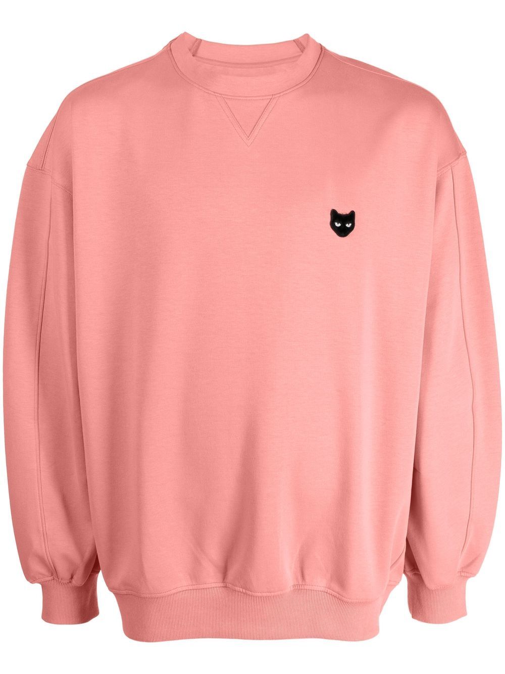 

ZZERO BY SONGZIO Panther-patch detail sweatshirt - Pink