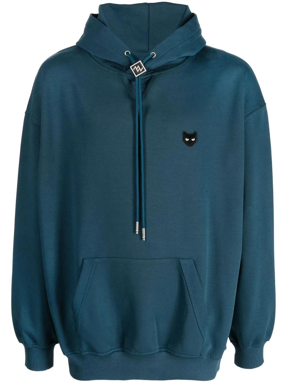 

ZZERO BY SONGZIO hoodie con parche de pantera - Azul