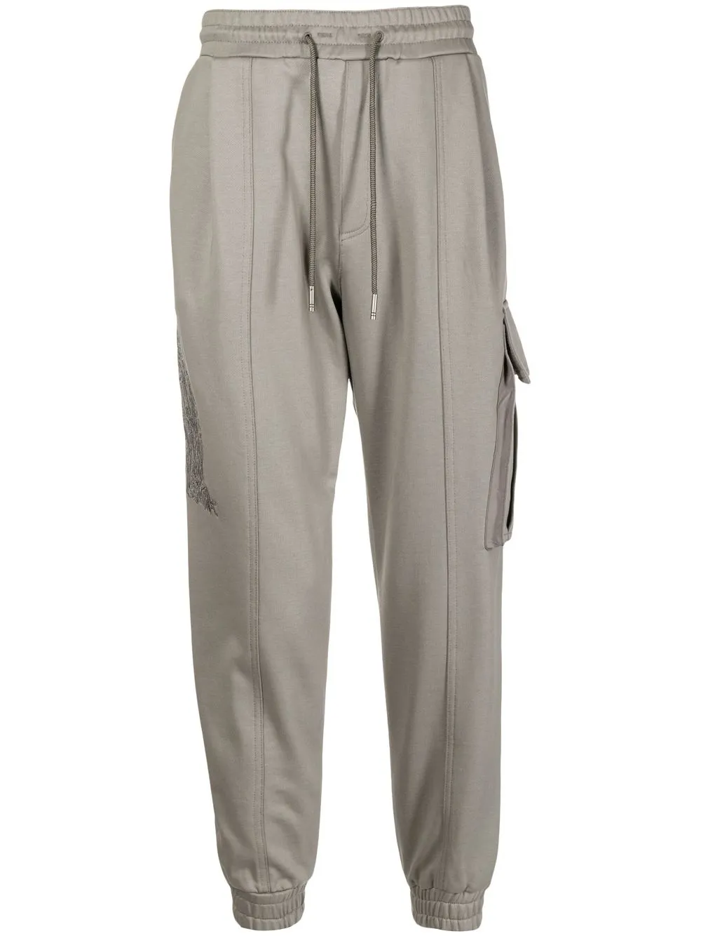 

SONGZIO pantalones cargo con bolsillos - Gris