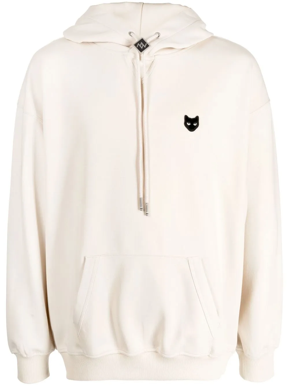 

ZZERO BY SONGZIO hoodie con parche de pantera - Blanco