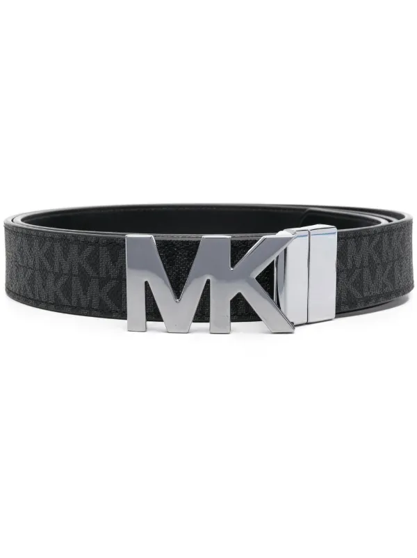 トレックMICHAEL KORS MKロゴバックル ベルト 100cm Michael Michael Kors ロゴバックル ベルト | ブラック