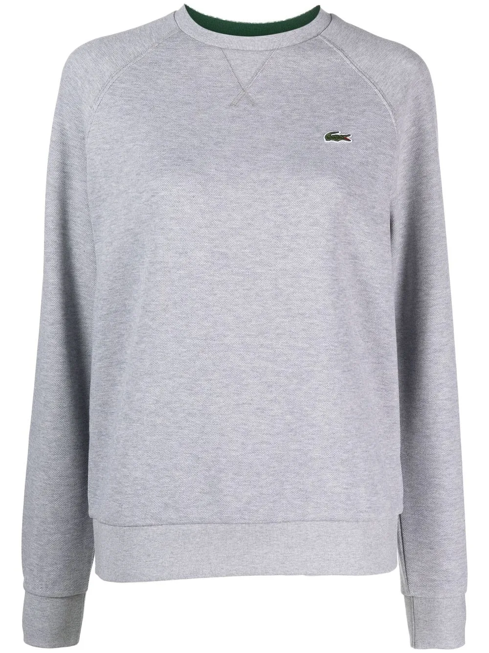 

Lacoste sudadera con parche del logo - Gris