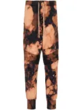 Balmain tie-dye print track pants - Brown