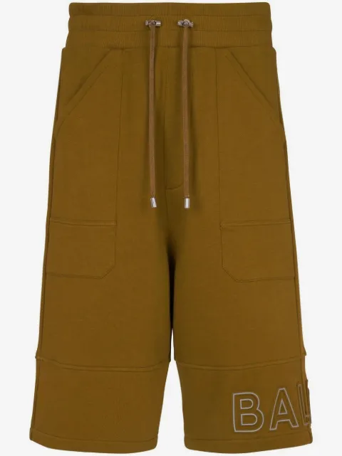 Balmain short à logo imprimé