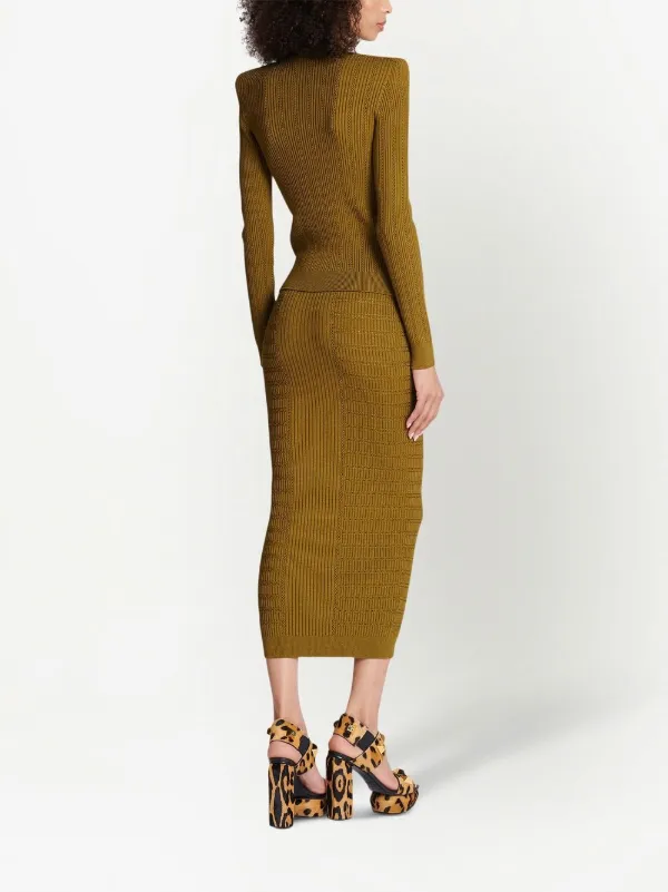 Balmain ボタン ニットトップ | ゴールドトーン | FARFETCH JP