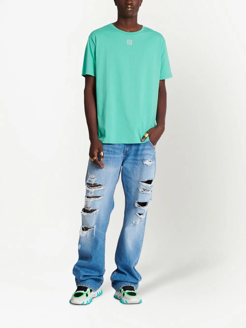 Balmain T-shirts & hemden - Groen