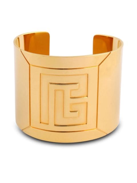 Balmain logo-engraved bracelet