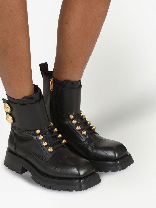 Balmain Ranger Army Ankle Boots - Farfetch