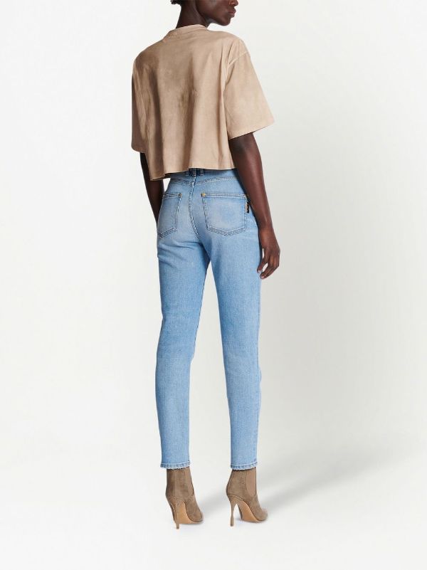 Balmain high waisted sales jeans