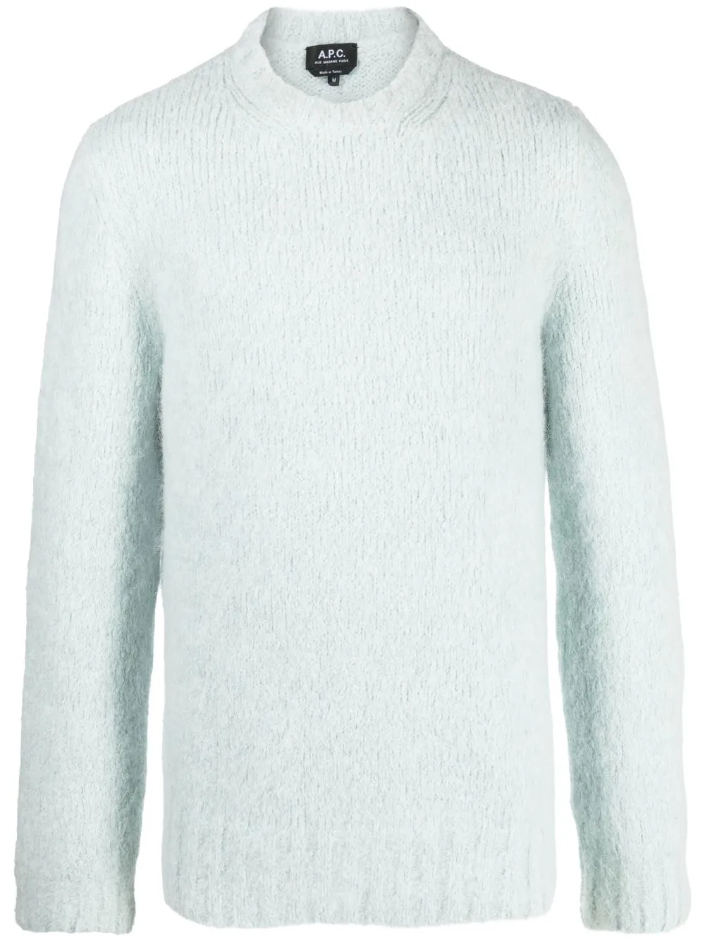 

A.P.C. round neck wool jumper - Blue