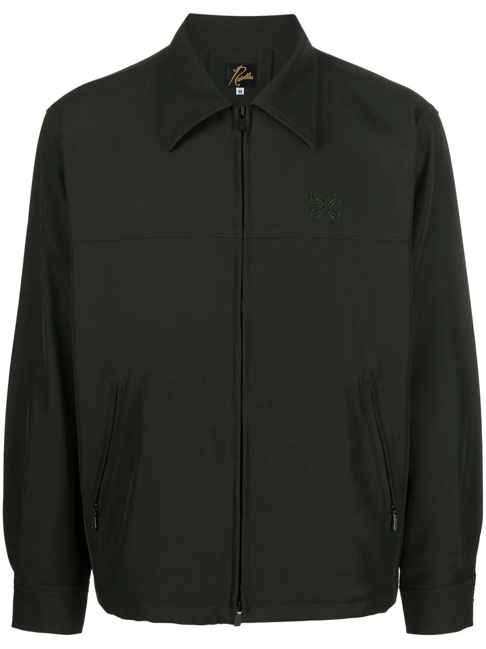 

Needles sobrecamisa con logo bordado - Verde