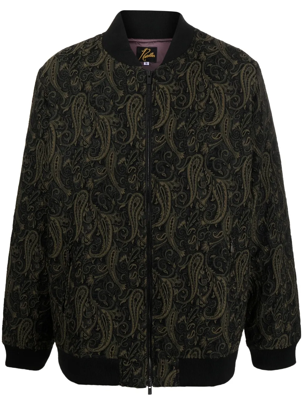 

Needles paisley-embroidered bomber jacket - Green