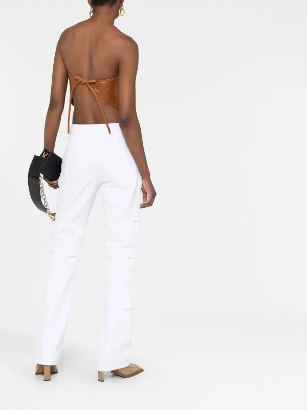 ISABEL MARANT Vokayo Cargo straight-leg Jeans | White | FARFETCH