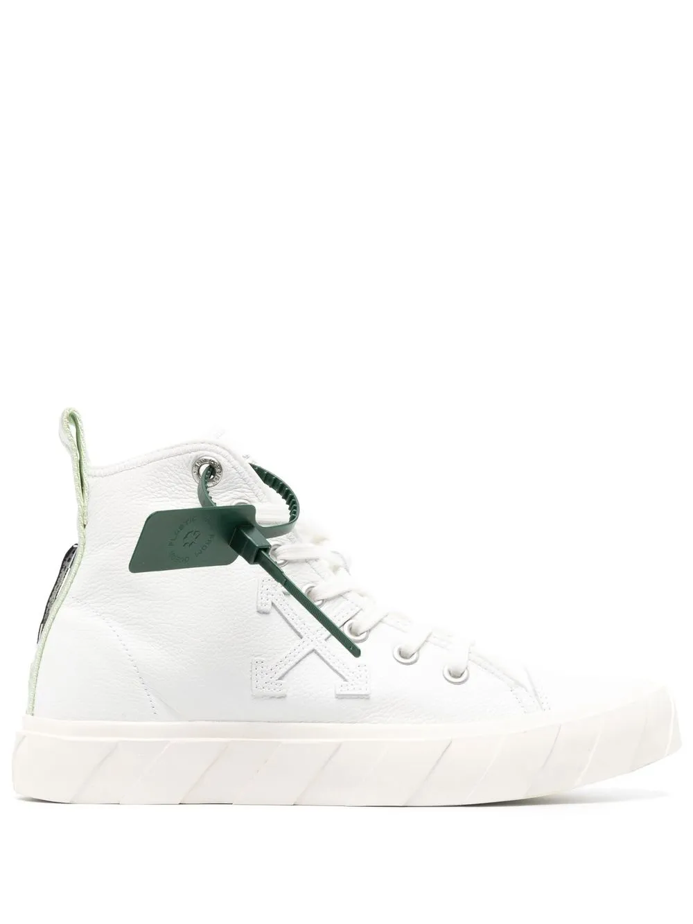 

Off-White tenis bajos Mid Vulcanized - Blanco