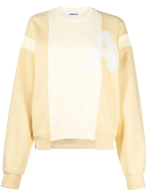 AMBUSH multi-panel long-sleeve sweatshirt