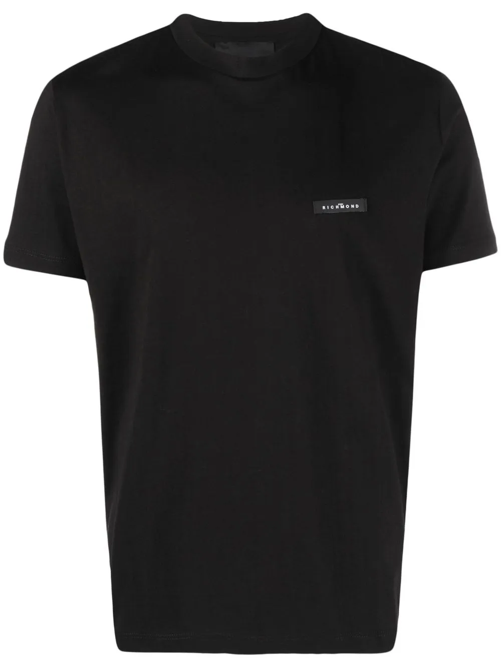 

John Richmond logo-patch short-sleeve T-shirt - Black