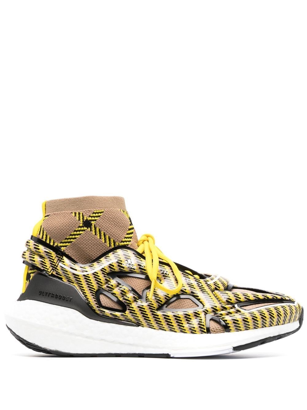 Image 1 of adidas by Stella McCartney all-over graphic-print sock sneakers