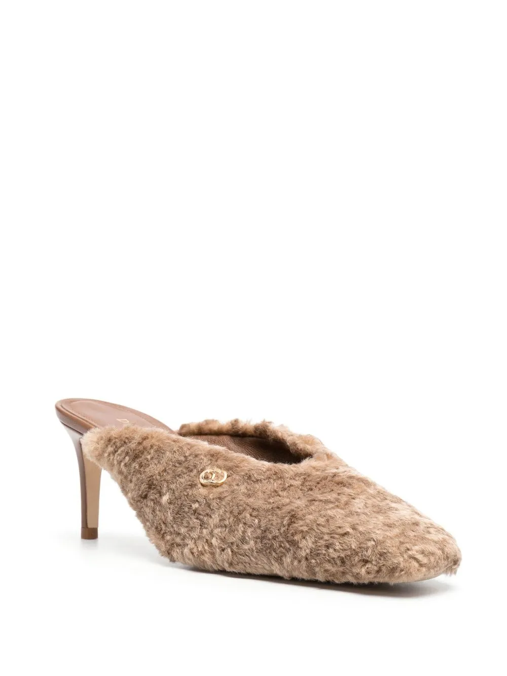 

Dee Ocleppo mules de lana - Neutro