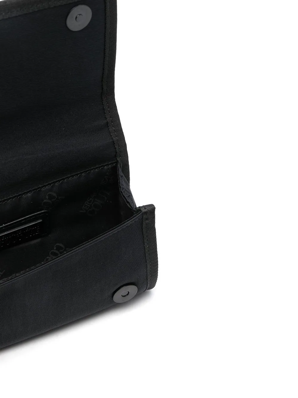 Versace Jeans Couture Logopatch Crossbody Bag In Schwarz ModeSens