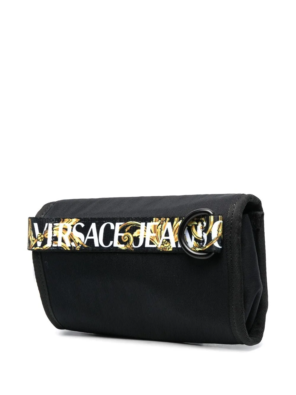 Versace Jeans Couture Logopatch Crossbody Bag In Schwarz ModeSens