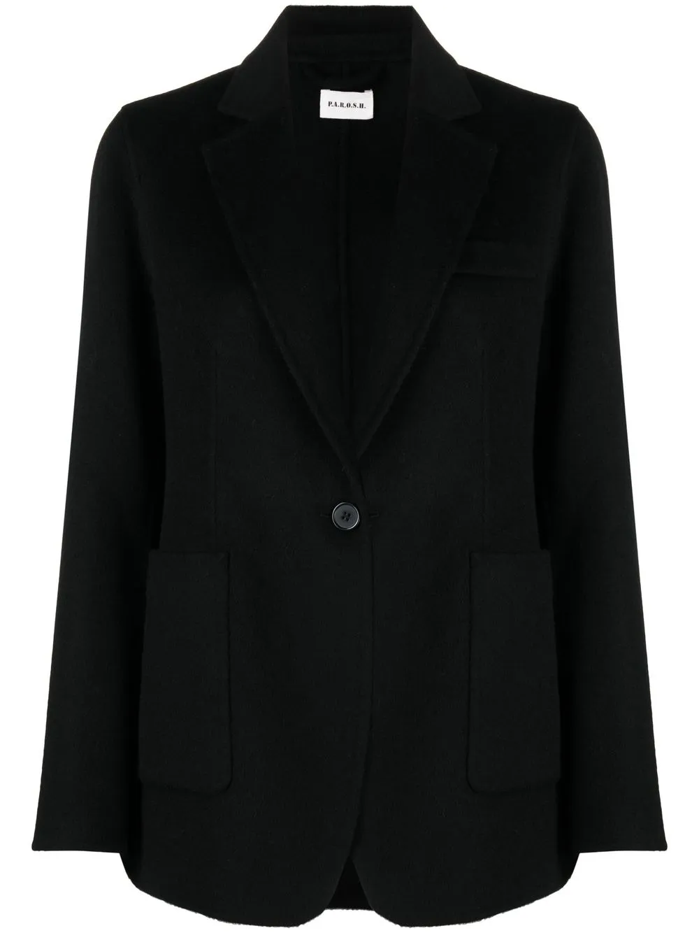 

P.A.R.O.S.H. single-breasted tailored jacket - Black