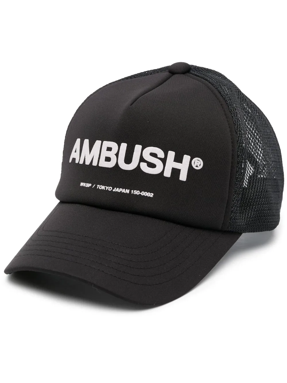 

AMBUSH gorra con logo estampado - Negro