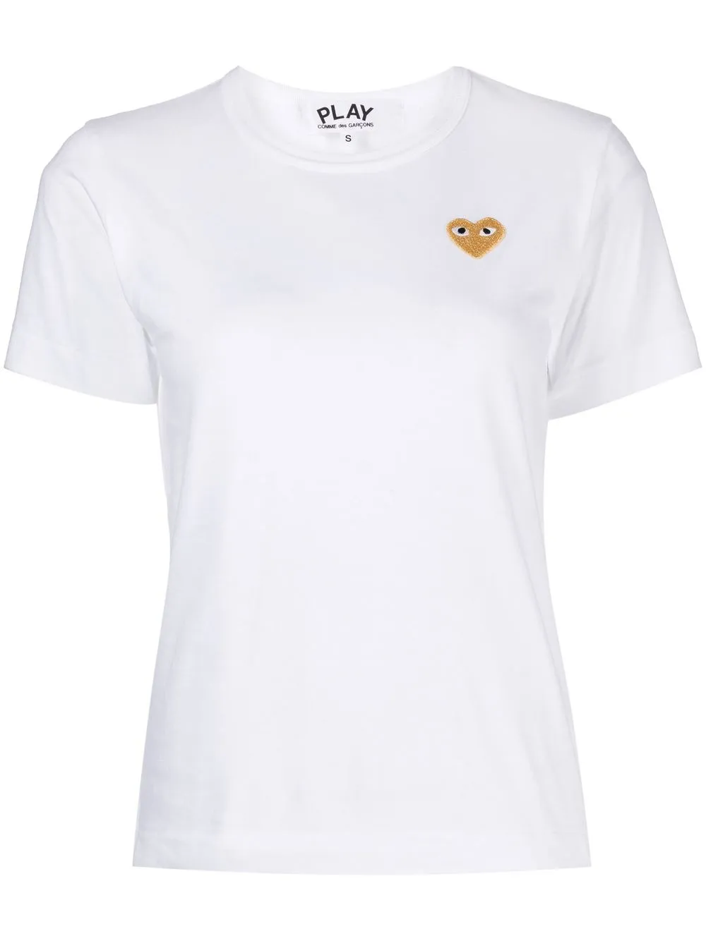 

Comme Des Garçons playera con parche del logo - Blanco