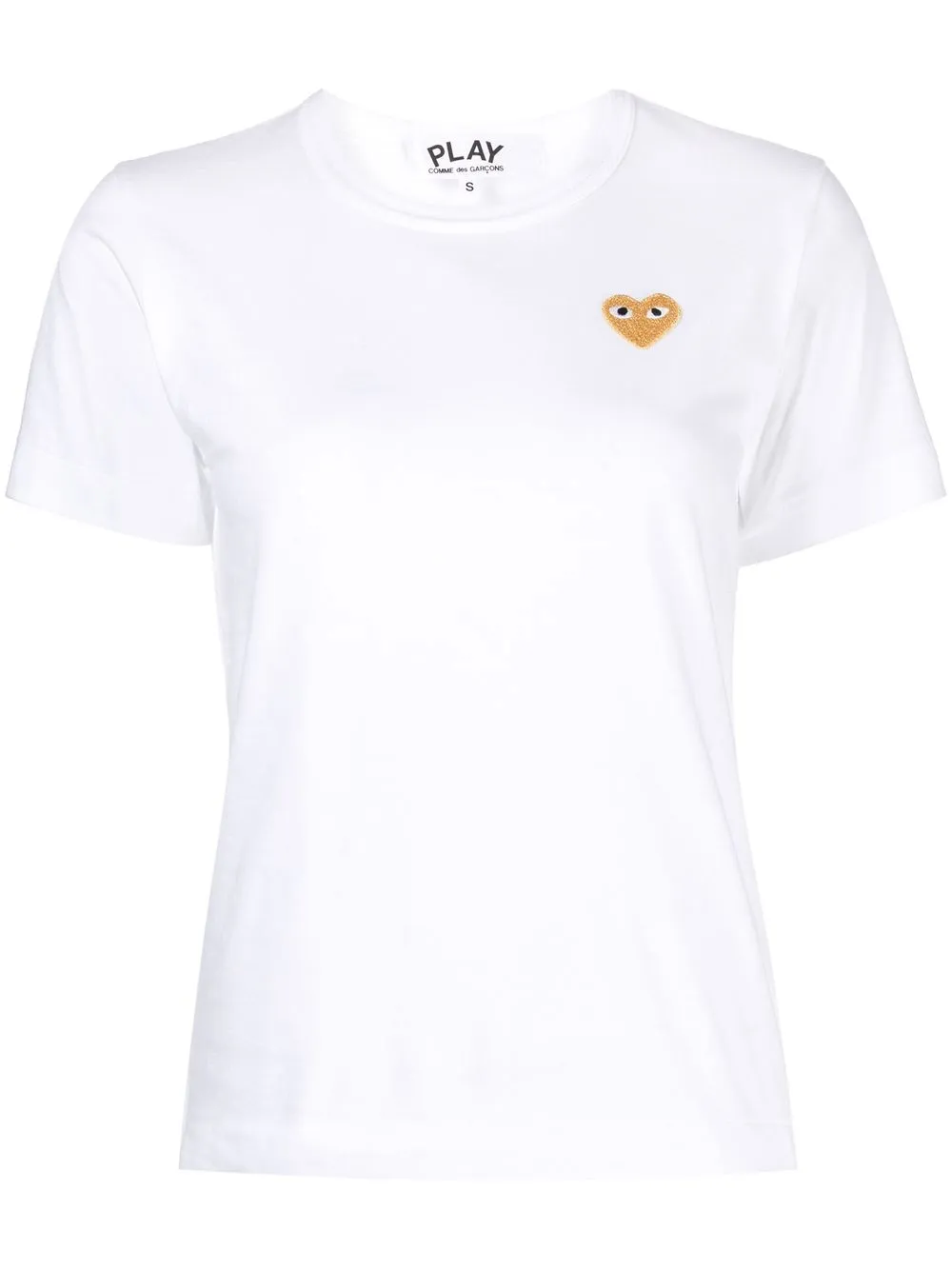 

Comme Des Garçons playera con parche del logo - Blanco