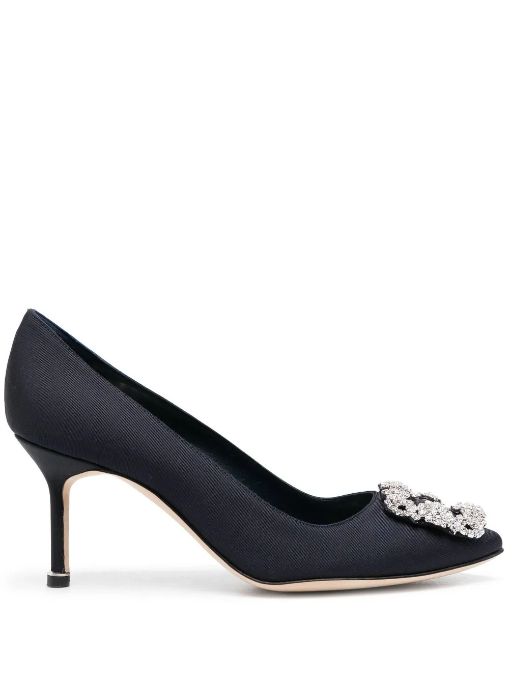 

Manolo Blahnik 80mm crystal-embellished pumps - Blue