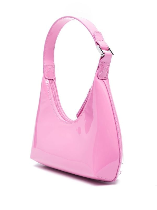 BY FAR Patent Leather Amber Shoulder Bag