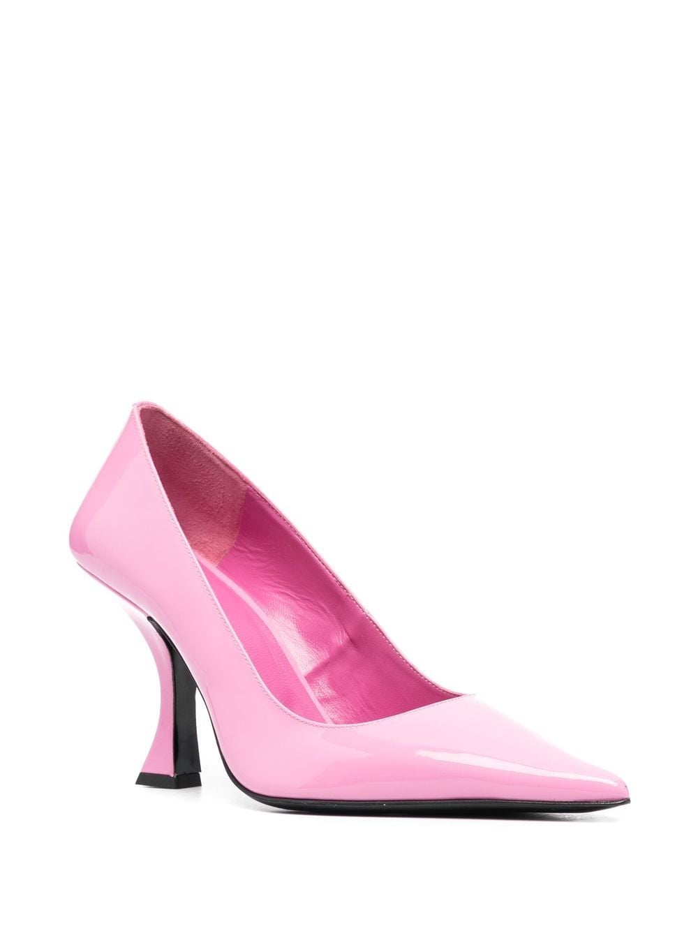 BY FAR Lakleren pumps - Roze