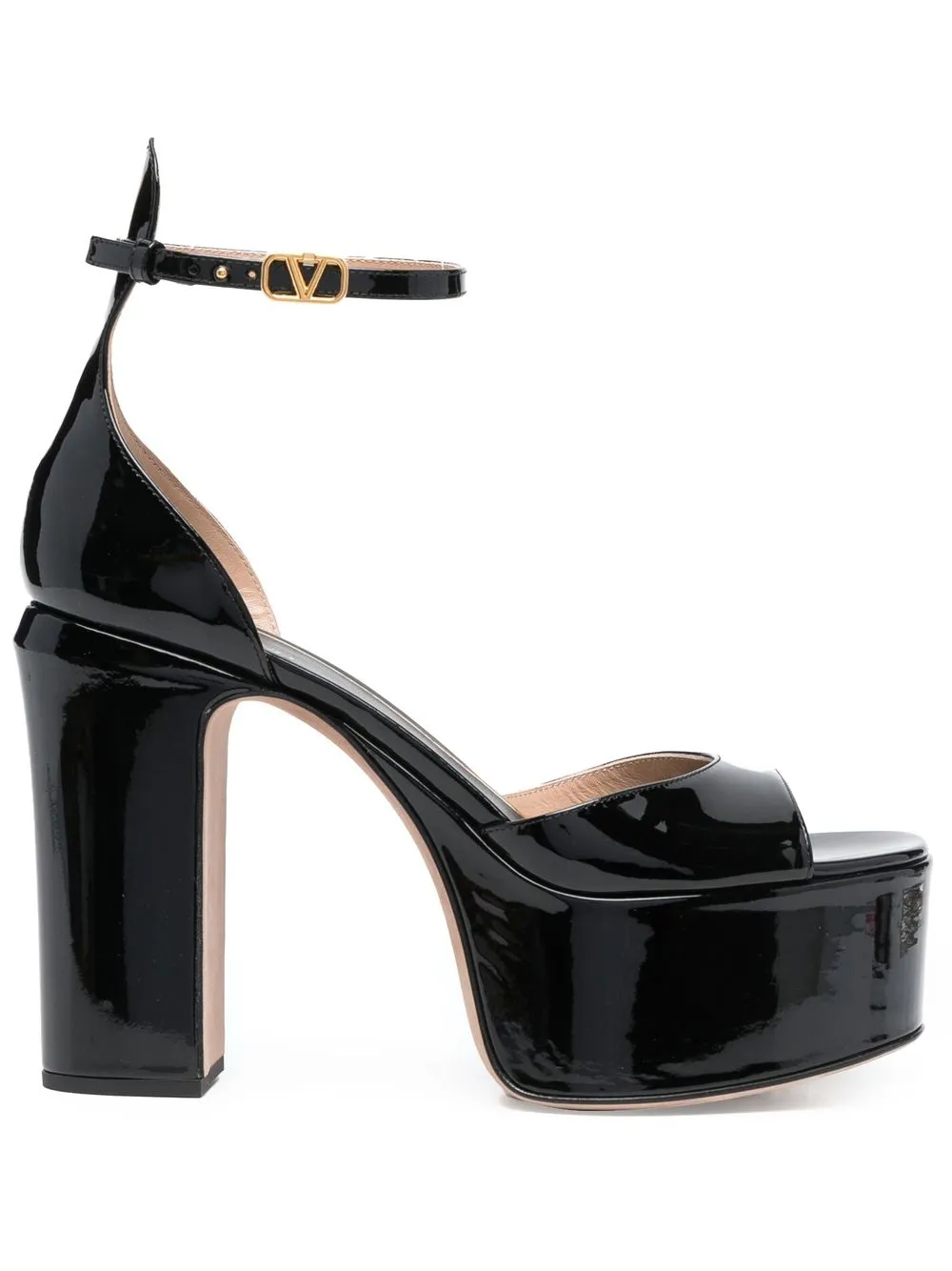 

Valentino Garavani VLogo platform sandals - Black