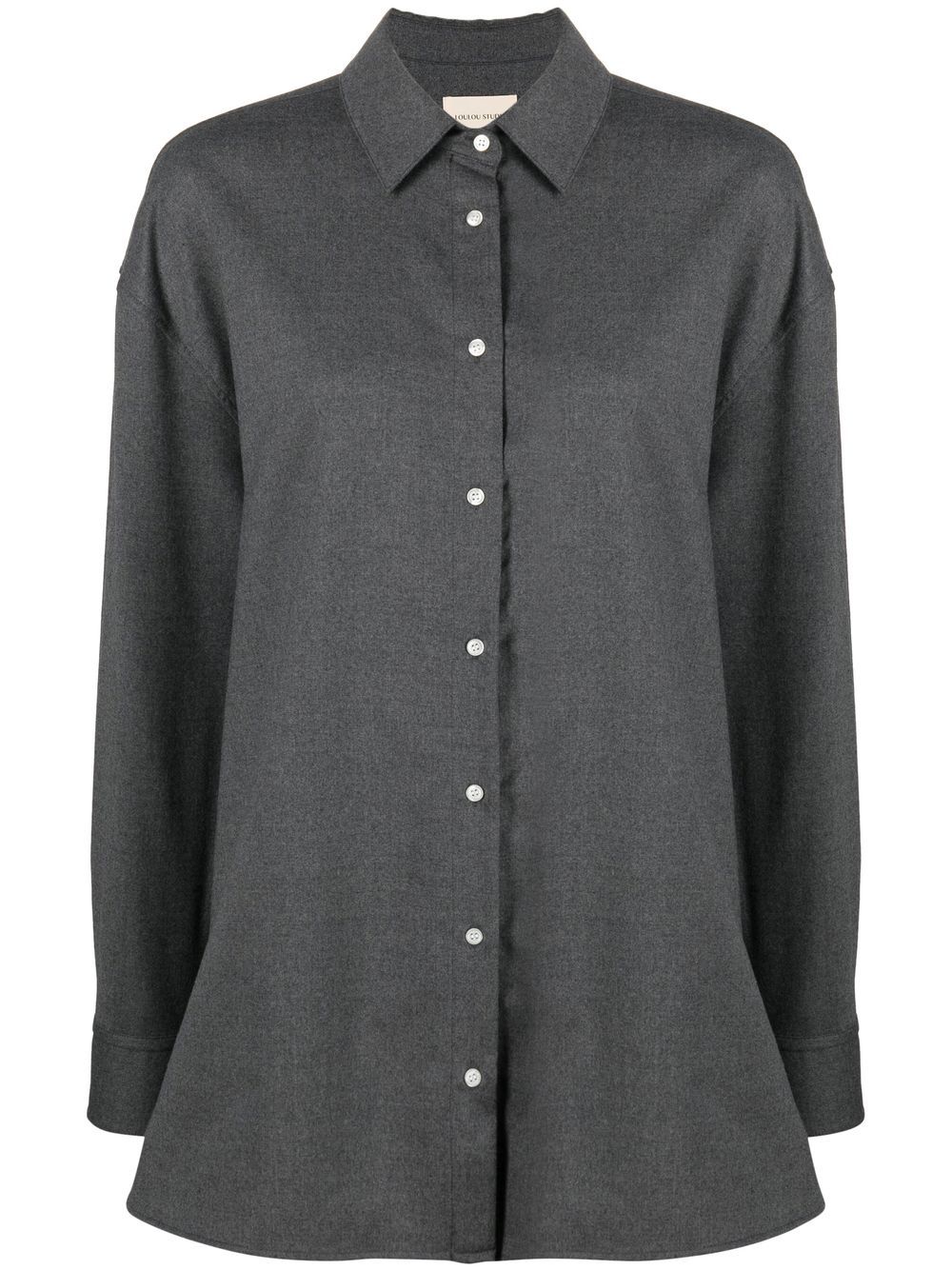 

Loulou Studio camisa con botones - Gris