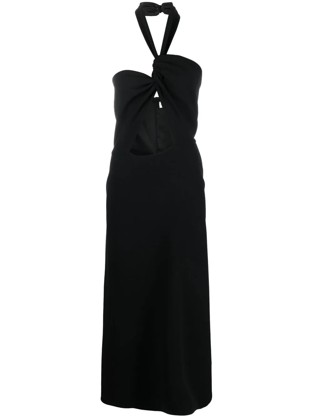 

Magda Butrym cut-out halterneck midi dress - Black