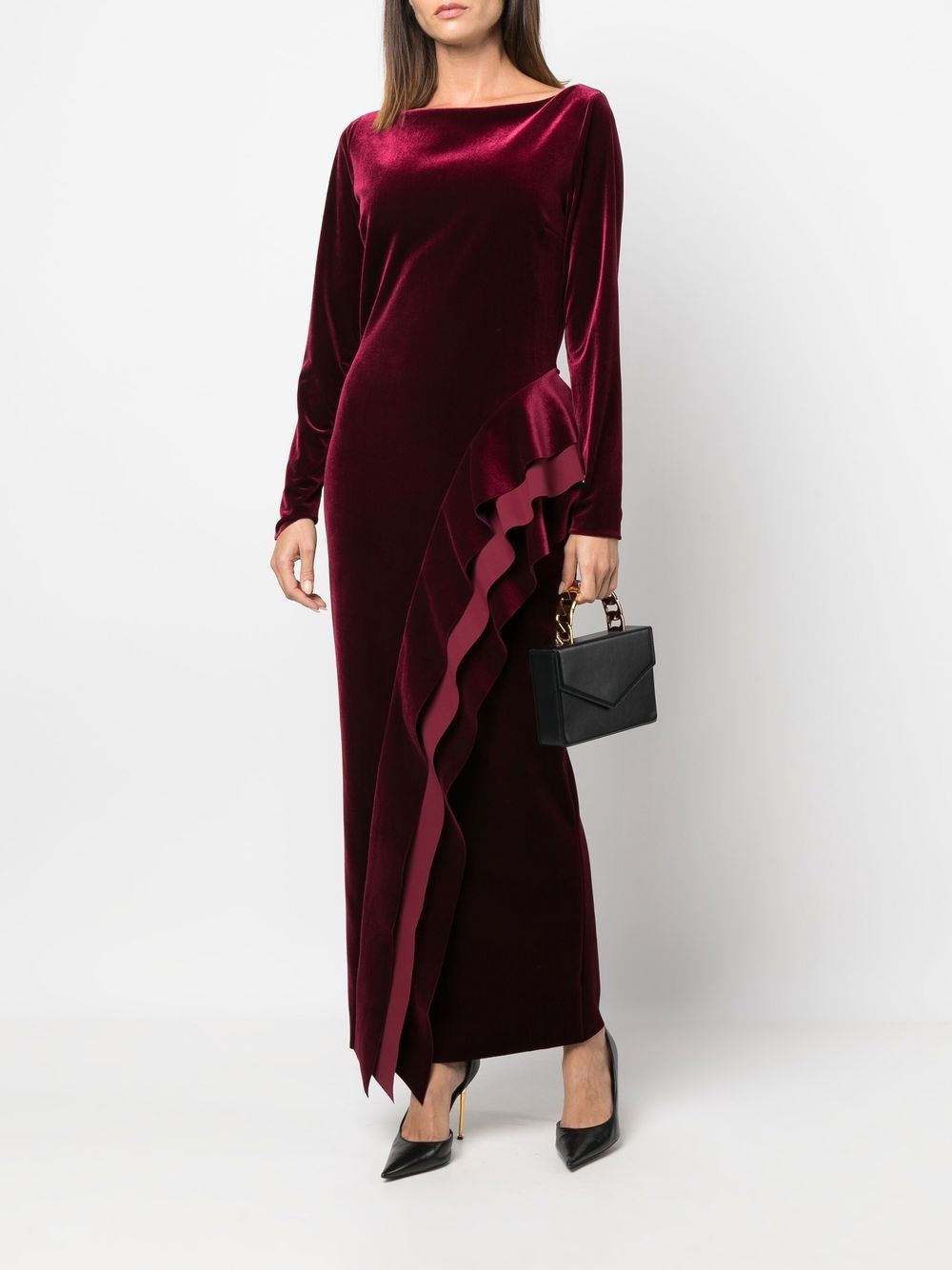 CHIARA BONI La Petite Robe Velvet Midi Dress - Farfetch