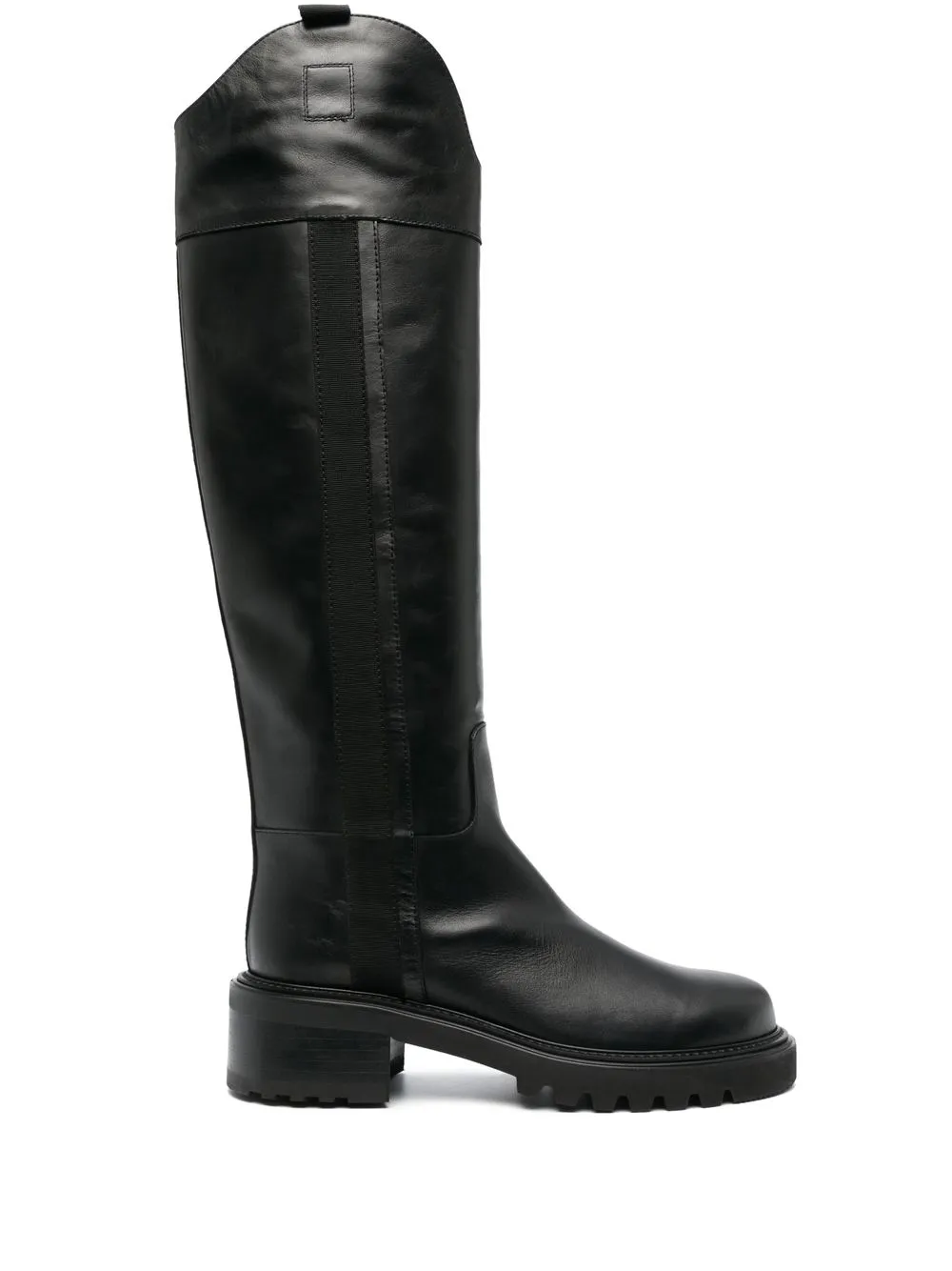 

Via Roma 15 leather knee-length boots - Black