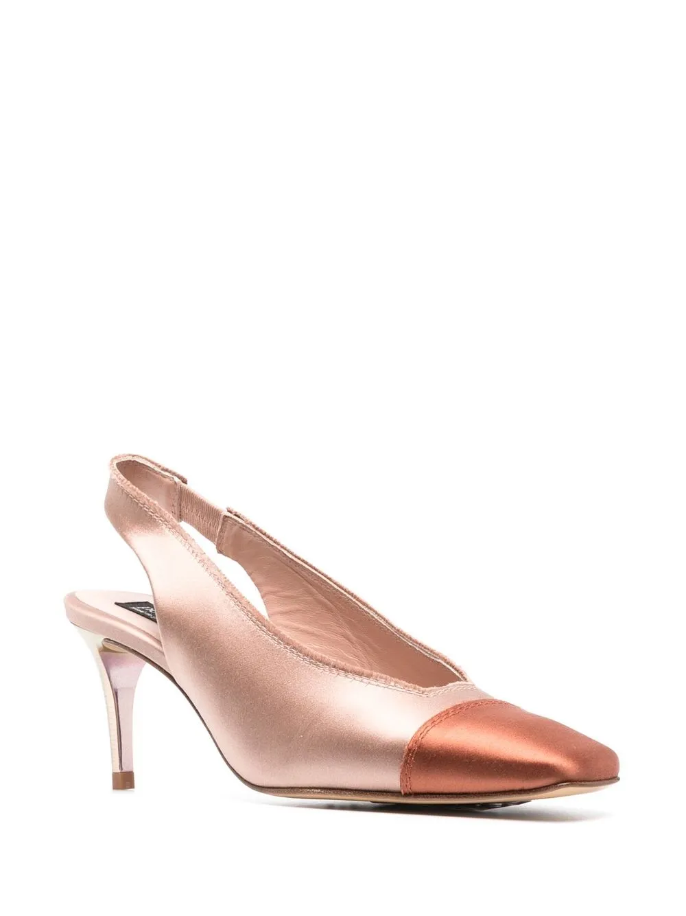 Pedro Garcia metallic slingback-strap 75mm pumps | Heeled Pumps | Image 2