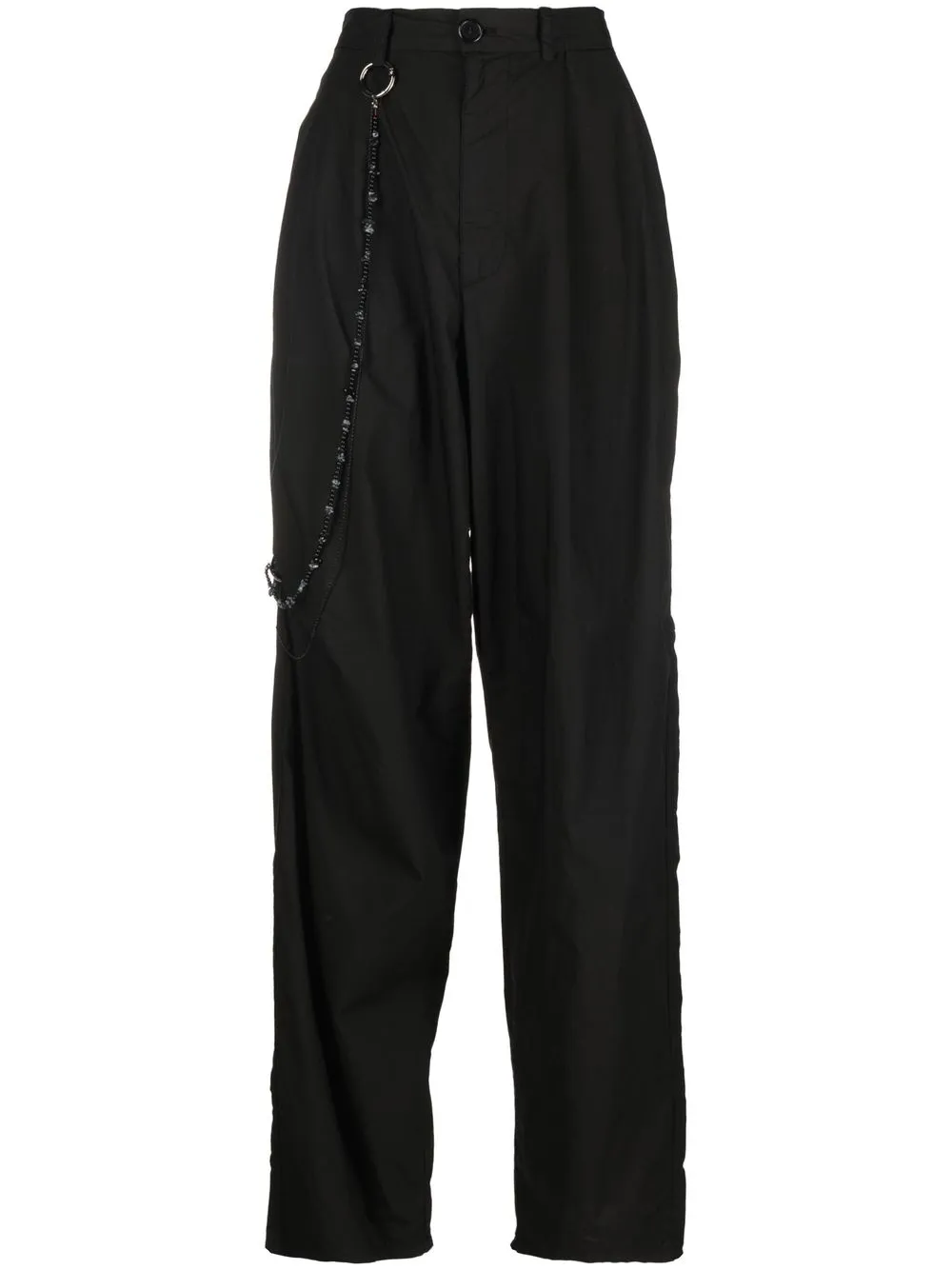 

DARKPARK chain-detail straight-leg trousers - Black