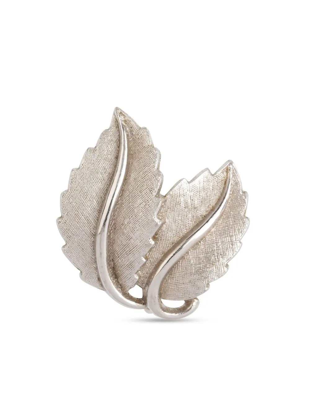 Susan Caplan Vintage 1960s Trifari leaf-motif clip-on earrings | Image 2
