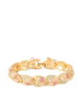 Susan Caplan Vintage 1990s D'Orlan crystal-embellished bracelet - Gold