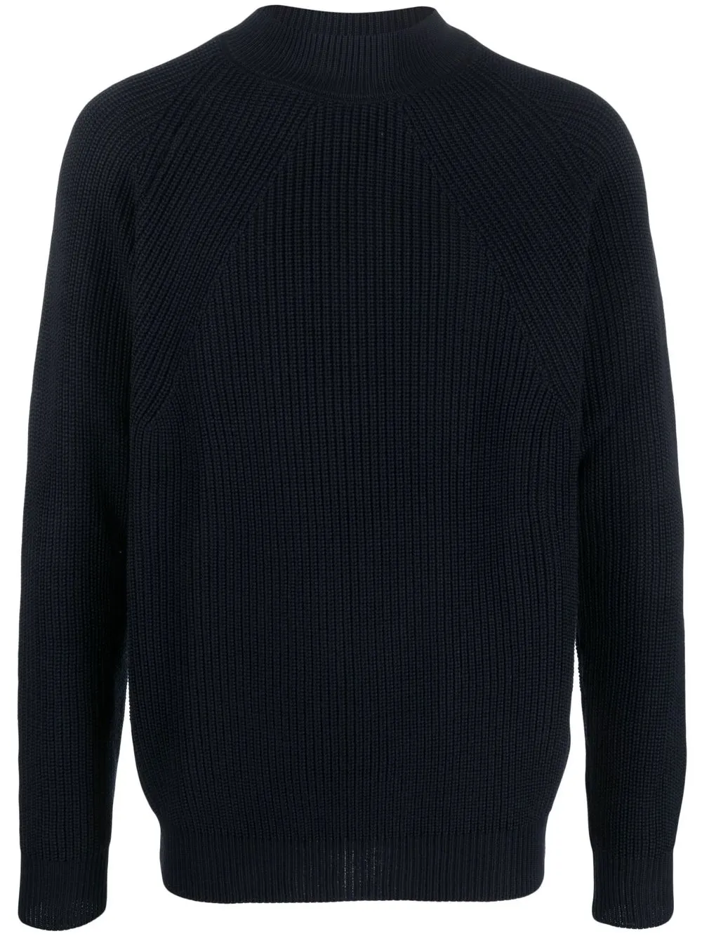 

PRESIDENT'S contrast-stitch knit jumper - Blue
