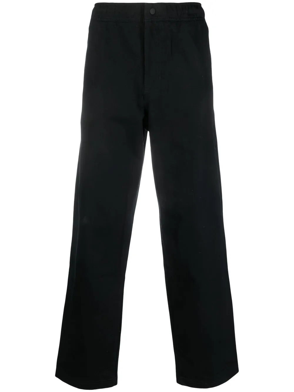 

adidas logo-patch straight-leg trousers - Black