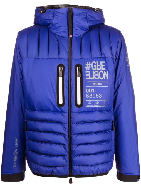 Moncler Grenoble goose-down padded jacket