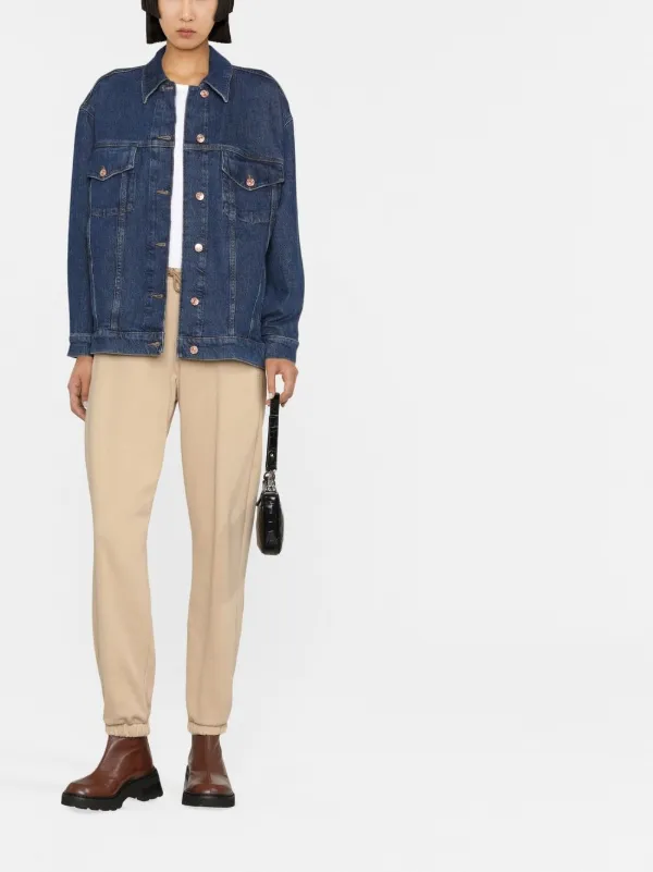 7 For All Mankind Denim Trucker Jacket 