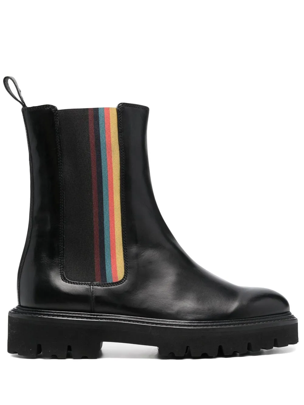 Paul Smith bottines Artist Stripe en cuir - Noir Top Merken Winkel