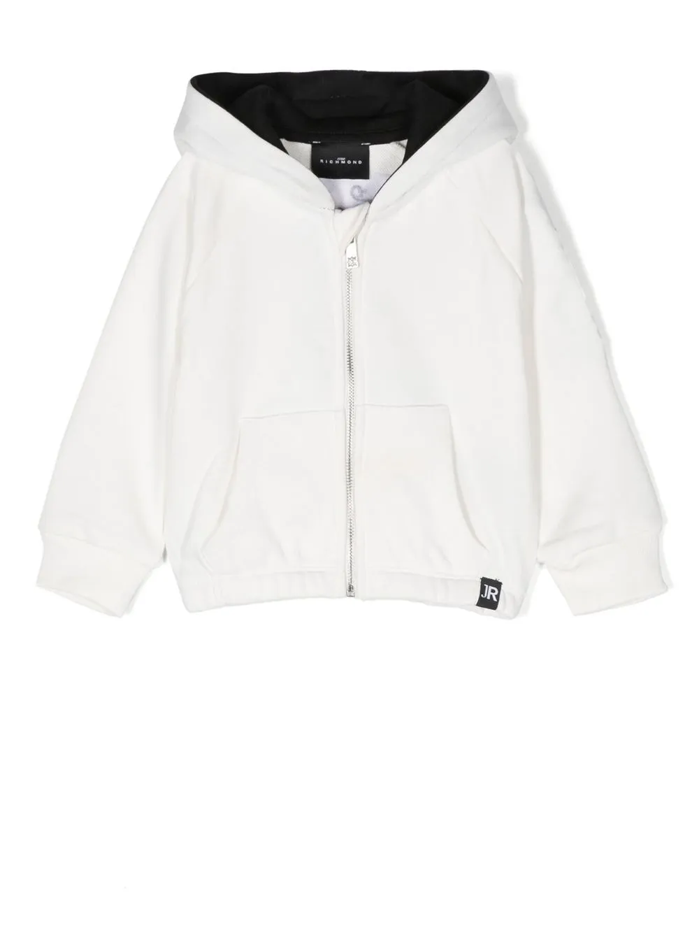 

John Richmond Junior hoodie con aplique del logo - Blanco