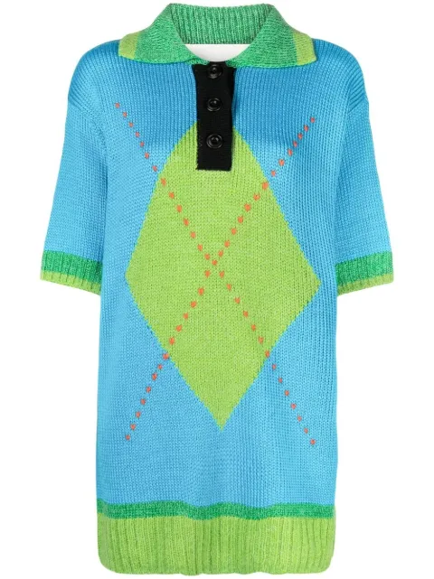 Andersson Bell top tejido de intarsia