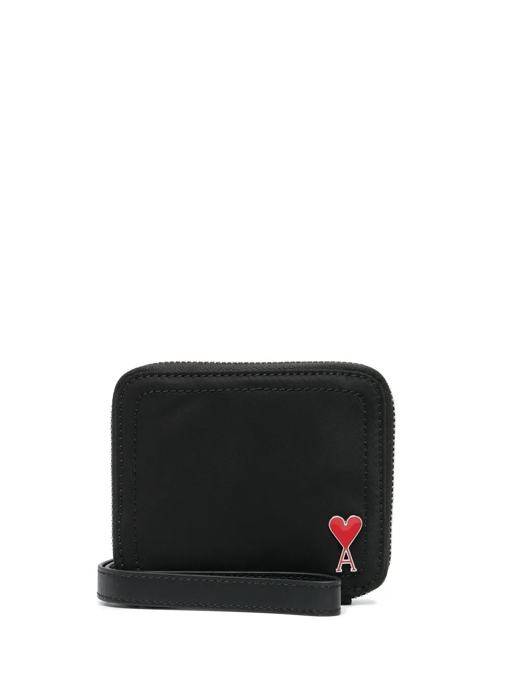 

AMI Paris logo plaque wallet - Black